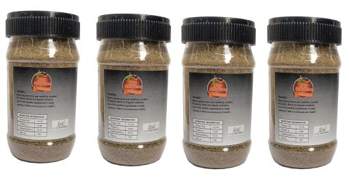 Kkf & Spices Black Pepper Powder ( Kali Mirch Pack Of Four ) 100 Gm Jar
