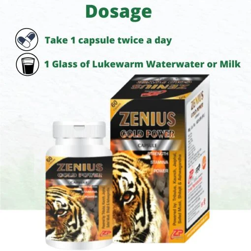 Zenius India Zenius Gold Power Sexual Stamina Booster Capsule For Men