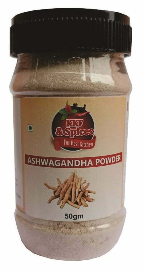 Kkf & Spices Ashwagandha Powder ( Pack Of One) 50 Gm Jar