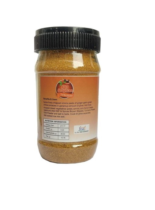 Kkf & Spices Biryani Masala Powder ( Pack Of One ) 50 Gm Jar