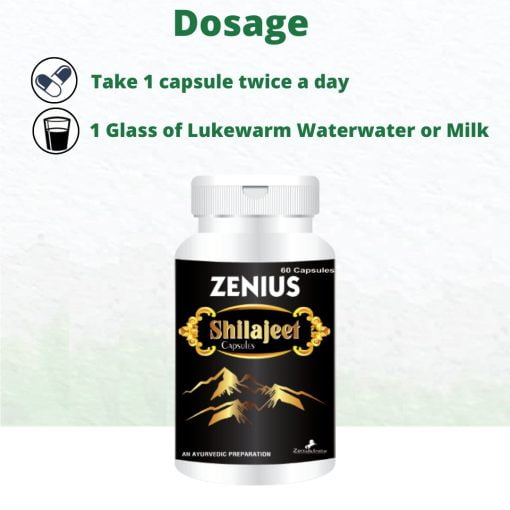 Zenius India Zenius Shilajeet Immunity Booster And Sexual Capsule For Men - 60 Capsules