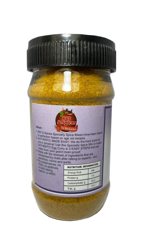 Kkf & Spices Egg Curry Masala ( Mix Spices Pack Of One ) 100 Gm