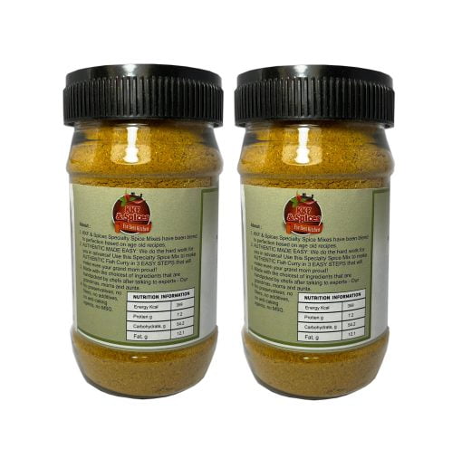 Kkf & Spices Fish Curry Masala ( Mix Spices Pack Of Two ) 100 Gm Jar