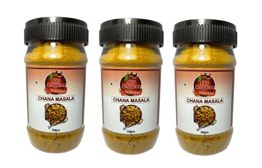 Kkf & Spices Chana Masala ( Mix Spices Pack Of Three ) 50 Gm