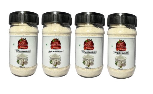 Kkf & Spices Galic Powder ( Lehsun Powder Pack Of Four ) 100 Gm Jar
