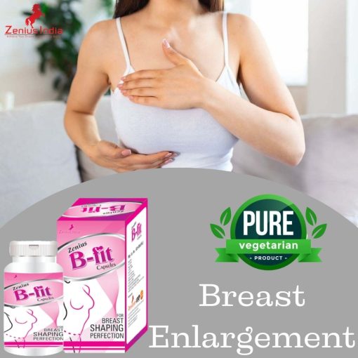 Zenius India Zenius B Fit Breast Enlargement Kit Combo For Women's | Breast Lifting Oil Or Cream | Breast Increasing Capsule