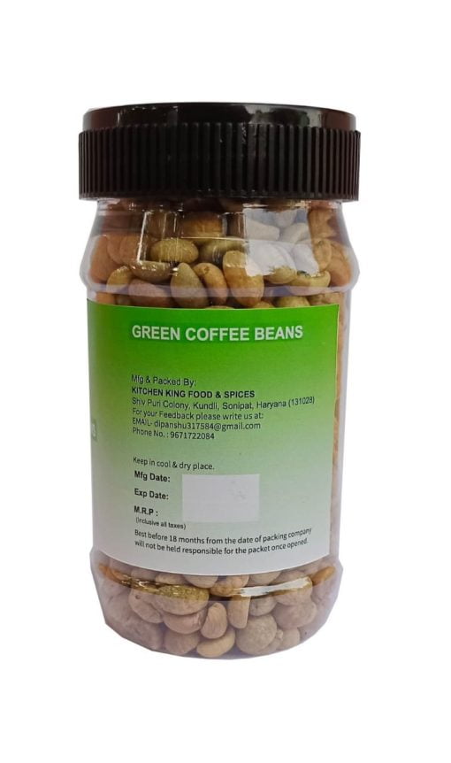 Kkf & Spices Green Coffee Beans ( Weight Loss Pack Of One ) 50 Gm Jar