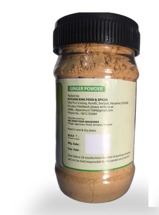 Kkf & Spices Ginger Powder ( Adrak Pack Of One) 50 Gm Jar