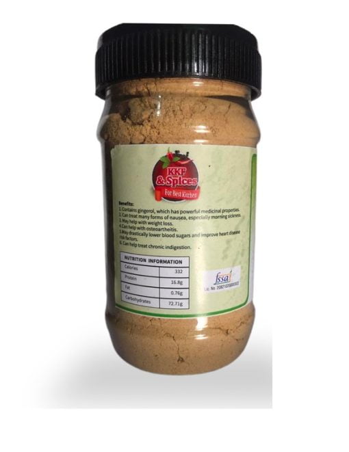 Kkf & Spices Ginger Powder ( Adrak Pack Of Two) 100 Gm Jar