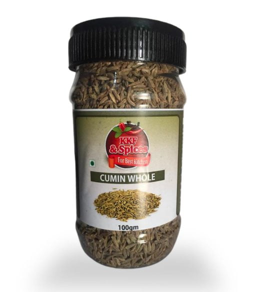 Kkf & Spices Cumin Whole ( Jeera Pack Of Two ) 100 Gm Jar