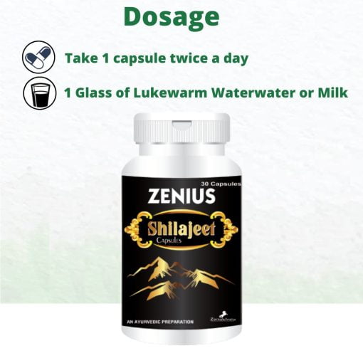 Zenius India Zenius Shilajeet Capsule For Men Premature Ejaculation And Immunity Booster - 30 Capsules