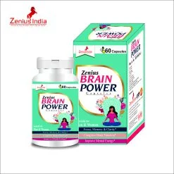 Zenius India Zenius Brain Power Capsule For Memory And Brain Booster 60 Capsules