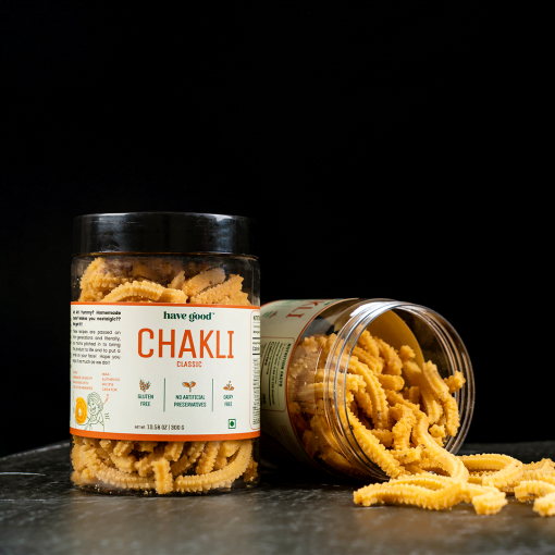 Have Good Chakli (classic Flavour) | Delicious Namkeen & Snacks | Gluten Free | Dairy Free | No Artificial Preservatives | 300gm
