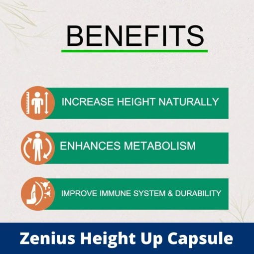 Zenius India Zenius Height Up Capsule For Height Increase - 60 Capsules