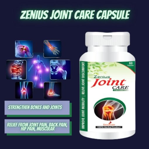 Zenius India Zenius Joint Care Kit For Joint Pain Relief ( Capsule + Oil )