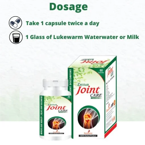 Zenius India Zenius Joint Care Capsule For Joint Pain Relief - 60 Capsules