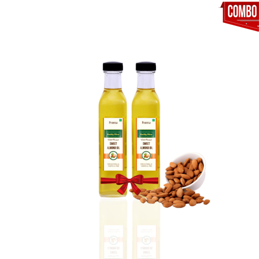 Healthy Fibres Cold Pressed Almond Oil 100ml Combo Pack Of 2