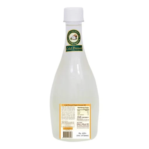 Healthy Fibres Cold Pressed Gingelly Oil 1l 2pack & Virgin Coconut Oil 500ml Combo Pack Of 3