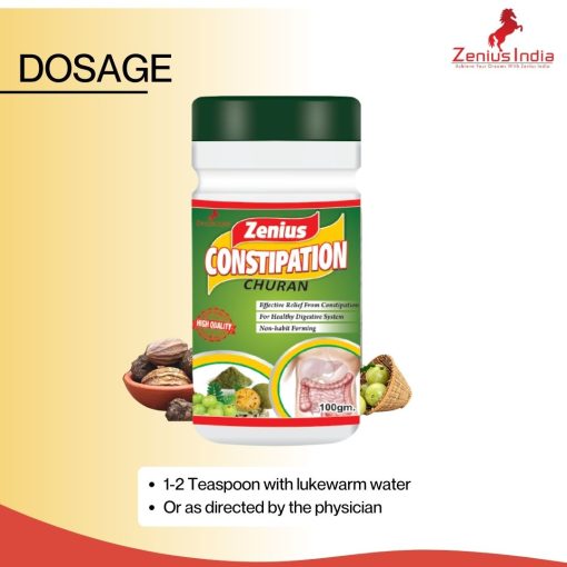 Zenius India Zenius Constipation Churan To Help Reduce Acidity & Aid Digestion - 100gm