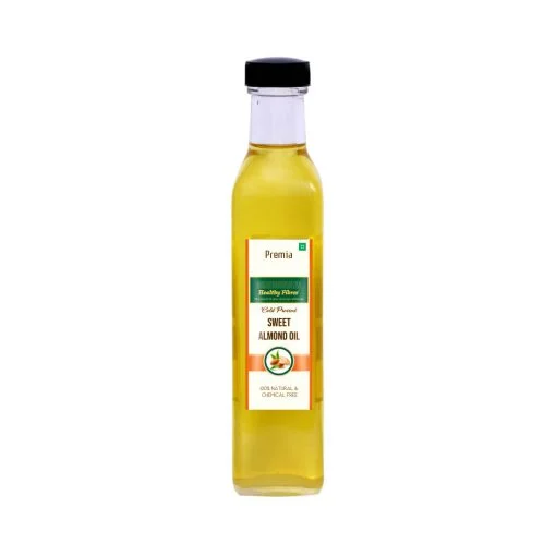 Healthy Fibres Cold Pressed Groundnut Oil 500ml & Almond Oil 250ml Combo Pack Of 2