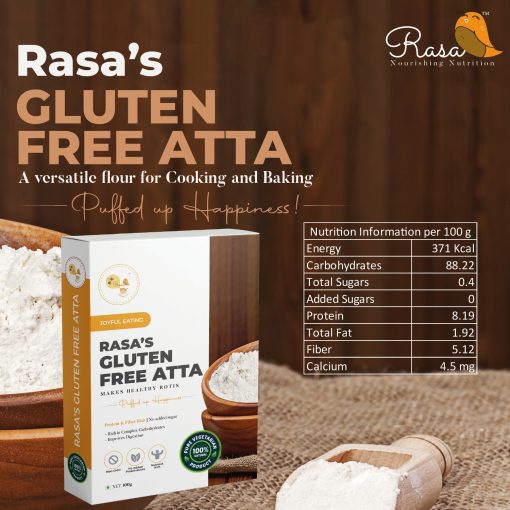 Rasa Health Foods Rasa's Multimillet Gluten Free Atta