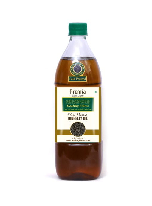 Healthy Fibres Cold Pressed Gingelly Oil 1l & Almond Oil 250ml Combo Pack Of 2