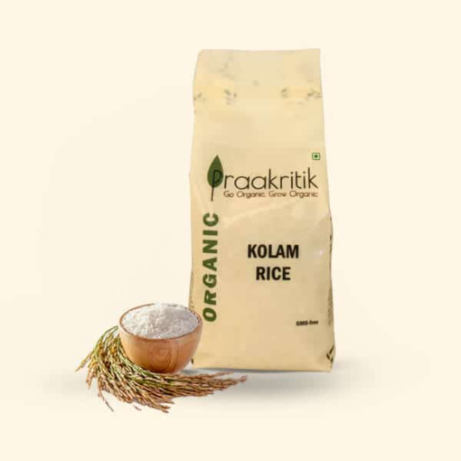 Kolam Rice Organic | 500 G | Praakritik