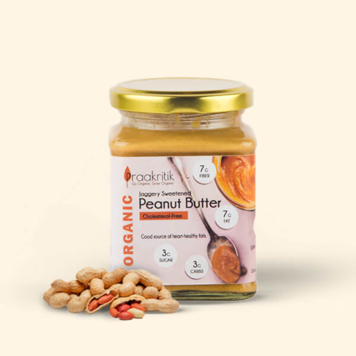 Organic Jaggery Peanut Butter | 250 G | Praakritik