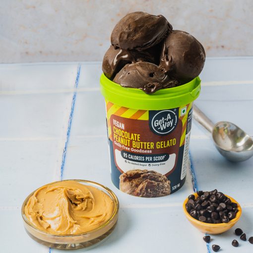 Get-a-way Vegan Chocolate Peanut Butter Gelato 500ml