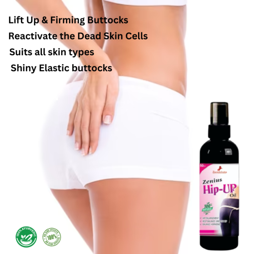 Zenius India Zenius Hip Up Butt Growth Oil For Women's - 50ml