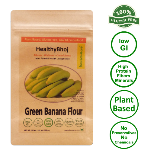 Banamin-gluten free low gi high protein green banana flour