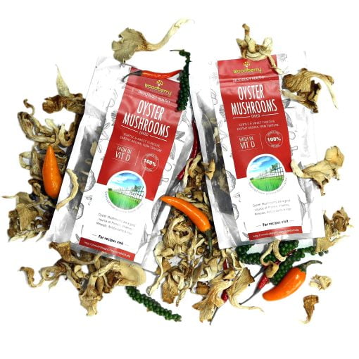 Woodberry Dried Oyster Mushroom Vitamin D Enhanced 50gm