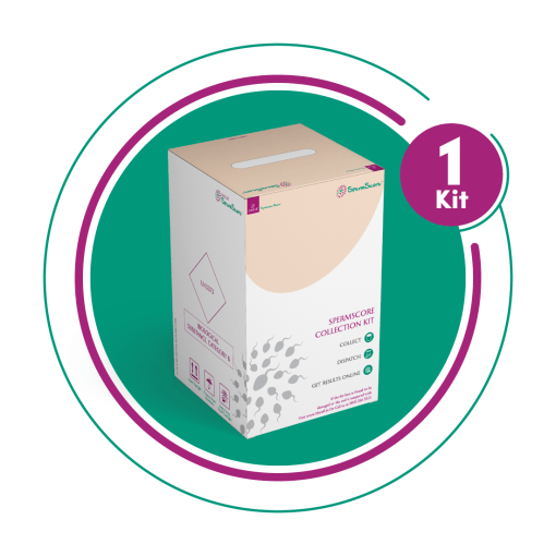 Lifecell Spermscore - 1 Kit At-home Self Collection Test For Fertility Check