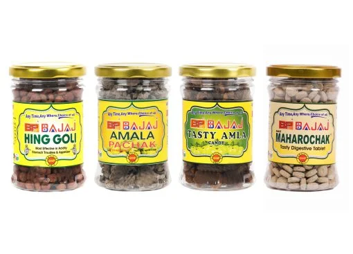 Bcp Bajaj Hing Goli, Amala Pachak, Maharochak, Tasty Amla Candy