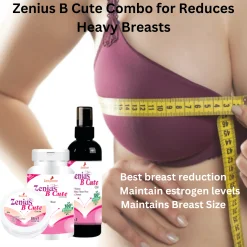 Zenius India Zenius B Cute Breast Tightening Kit Combo For Women's | Breast Reducing Kit | Breast Reduction Oil Or Cream