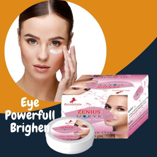 Zenius India Zenius U-eye Cream For Dark Circles Removal | Undereye Dark Circles Cream | Under Eye Cream | Under Eye Lightening Cream