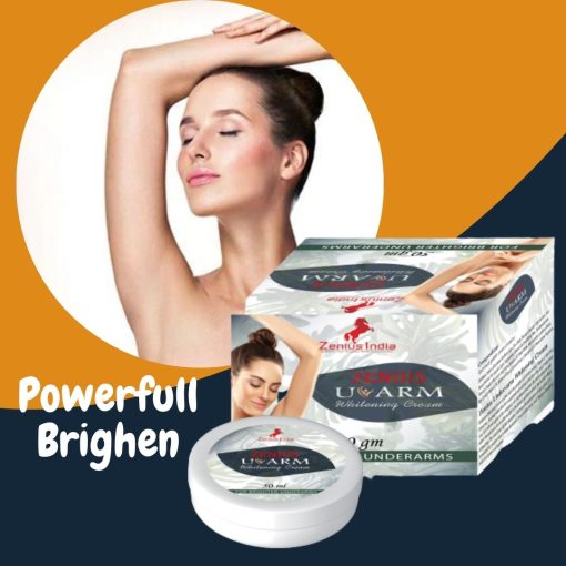 Zenius India Zenius U-arm Underarm Whitening Cream For Men & Women | Under Arm Lightening Cream | Under Arm Whitening Cream