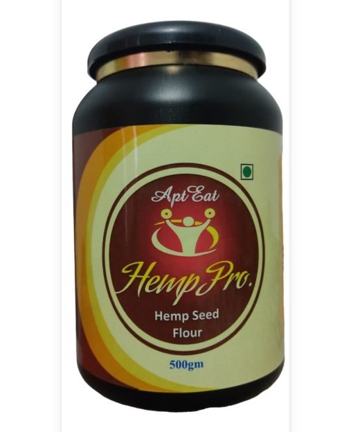Apteat Hemp Pro - Plant Based Hemp Protein Powder - Builds Lean Muscles - Easily Digestible - Gluten Free - 500 Gm