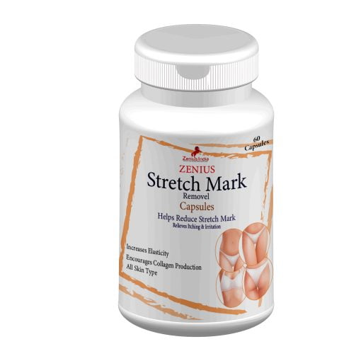 Zenius India Zenius Stretch Mark Capsule For Body Stretch Marks Removal Medicine | Stretch Marks Removal Capsule | Stretch Marks Removal Tablets
