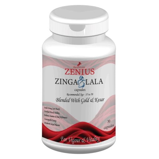 Zenius India Zenius Zinga Lala Sex Capsule For Men Long Time For 35 To 50 Year's | Sexual Health Supplement | Vitality And Strength Booster Capsule | Ling Mota Lamba Capsule