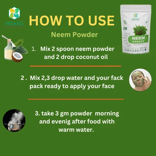 Nisarg Organic Farm Nisarg Organic Neem Leaf Powder