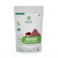 Nisarg Organic Farm Nisarg Organic Red Rose Petals Powder