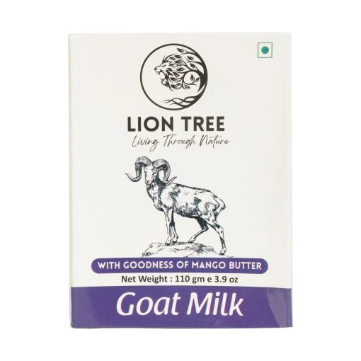 Lion Tree Handmade Goat Milk Soap With Goodness Of Mango Butter 110gm