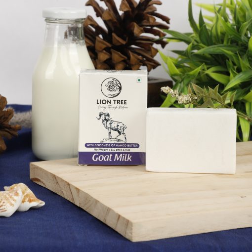 Lion Tree Handmade Goat Milk Soap With Goodness Of Mango Butter 110gm