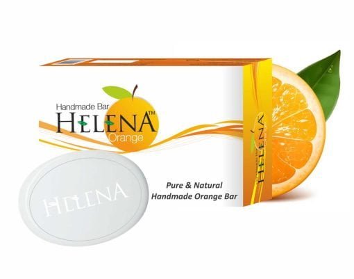 Tantraxx Helena Orange Soap, Pure, Natural And Handmade For All Skin Type And For Men & Women (pack Of 3) 75gm Each