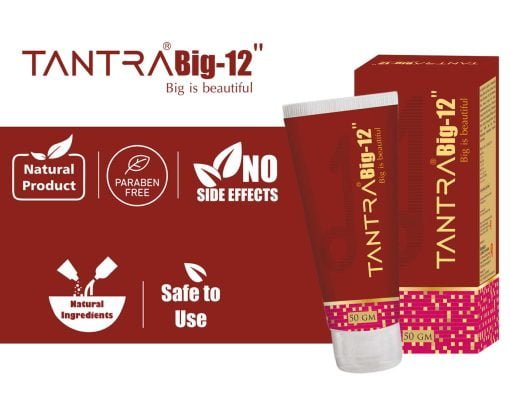 Tantraxx Tantra Big 12 Enlargement Ayurvedic Cream For Men ( 50 Gm ) | Pure & Natural