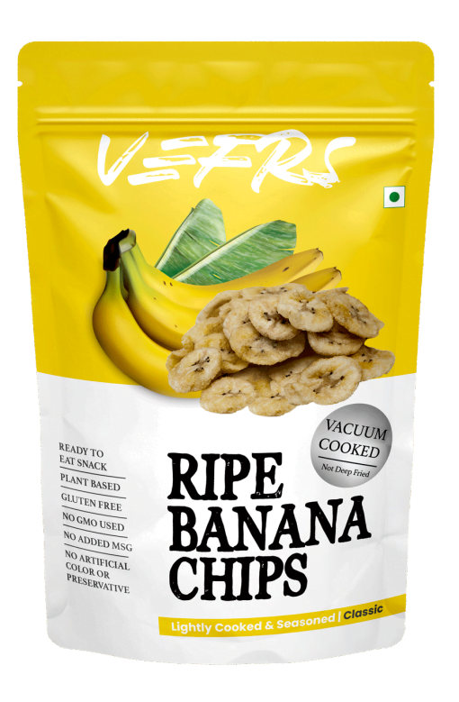 Combo Of Vefrs- Purple Sweet Potato, Ripe Jackfruit Chips, & Ripe Banana Chips | Gluten Free | Vacuum Cooked | Not Deep Fried | Msg Free| Gmo Free | Plant Based - Pack Of 3 (1 Each)