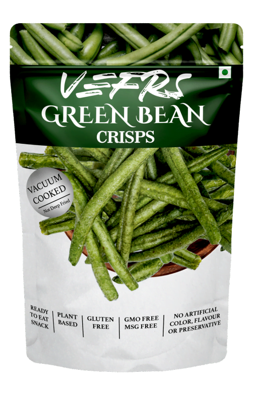 Vefrs- Combo Of Shitake Mushroom Crisps, Green Radish Crisps, & Green Bean Crisps | Gluten Free | Gmo Free | Msg Free | Vacuum Cooked | Not Deep Fried - Pack Of 3 (1 Each)