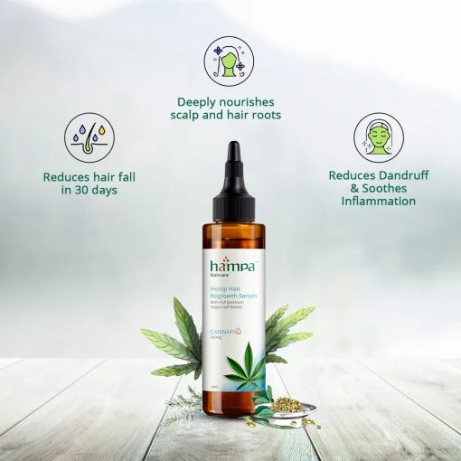 Hampa Hemp Hair Growth Oil 100 Ml + Hampa Hemp Hair Growth Serum 100ml