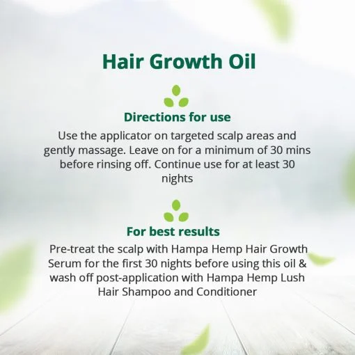 Hampa Hemp Hair Growth Oil 100 Ml + Hampa Hemp Hair Growth Serum 100ml
